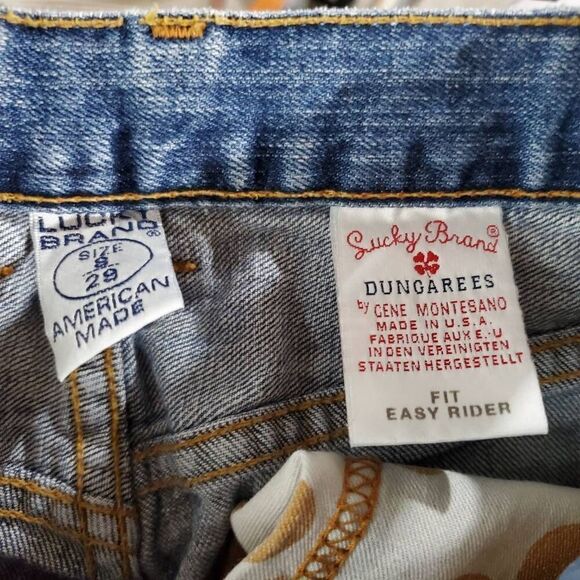 Lucky Brand Sz 8/29 Stretch Easy Rider Denim Capri - Picture 5 of 12